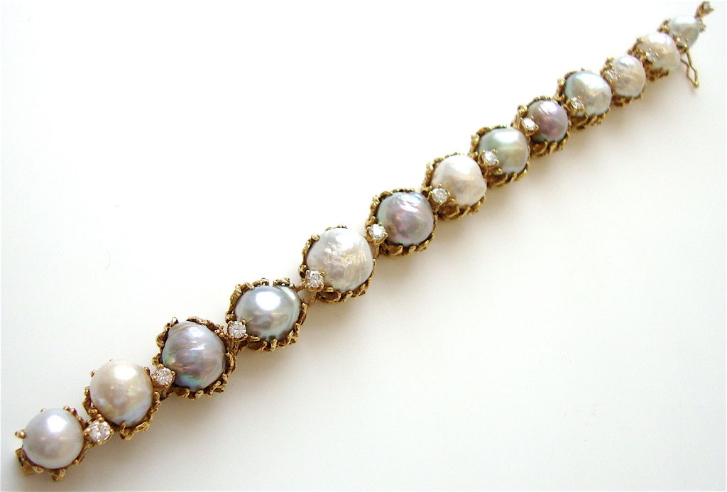  - ARTHUR-KING-18k-Pearl-and-Diamond-Bracelet-circa-1970-3