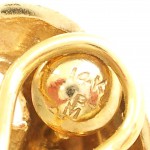 A Pair of Gold Earrings,signed, circa 1960 (2)