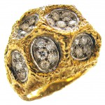 KUTCHINSKY, A Gold and Diamond Ring, c1960-1