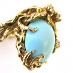 NATHAN CABOT , A Turquoise and Diamond Ring-4