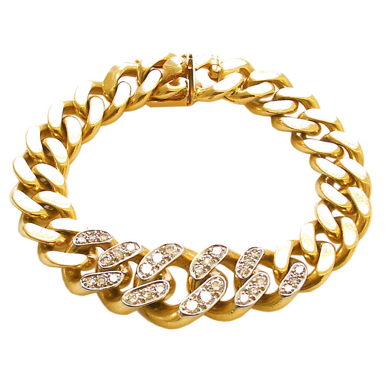Diamond Link Reversible Bracelet 